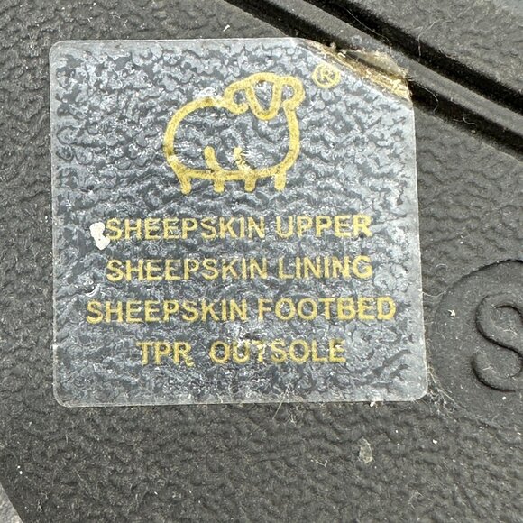 Lamo Slippers Womens Size S Gray Amelia Fluffy Flip Flops Slides Sheepskin Cozy - Picture 11 of 11